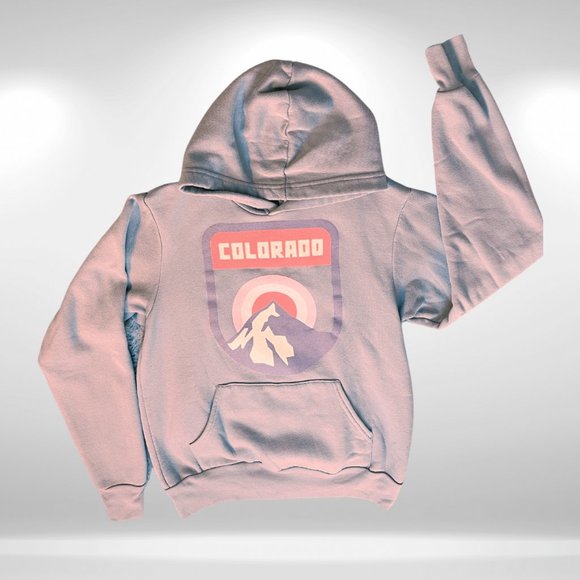 Light purple, grey Colorado hoodie from the Denver airport - Picture 3 of 5